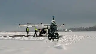Christmas tree flying high this year | Volocopter