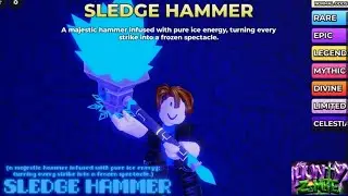 Using sledge hammer to defeat zombies (hunty zombie)