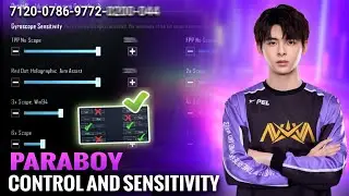NOVA PARABOY NEW BEST SENSITIVITY + CODE AND BASIC SETTING CONTROL PUBG/BGMI