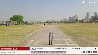 Core Cricketers vs OLD SCHOOL CLUB Live Cricket Match | Noida Champions League - Season 7 Live - Cri