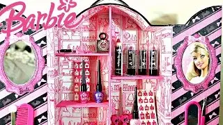 Barbie Fashion Make Up Closet with Lipstick, Lipgloss and Nail Polish