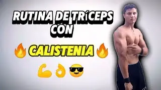 rutina de tríceps en casa con calistenia 🏠🔥🔱✅ #calisteniaencasa #rutinasencasa #fly