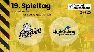 TV Schriesheim vs. Unihockey Igels Dresden | 19. Spieltag - 1. Floorball-BL Herren 24/25