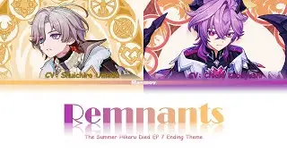 Durin & Illuga JP VAs - REMNANTS (from The Summer Hikaru Died) - Genshin Lyric Video