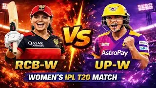 RCB-W vs UP-W DREAM11 RCB-W vs UP-W PREDICTION, RCB-W vs UP-W# 1 रैंक वाली टीम जीएल टीम