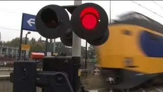 Fast train at station Bilthoven