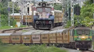 Powerful FREIGHT Locomotives Hauling SUPERFAST and Express Trains at MPS | PART - 2 | IndianRailways