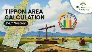 #3 Tippon Area calculation D&O System | Licensed Surveyors Telangana | How to Calculate Tippon Area