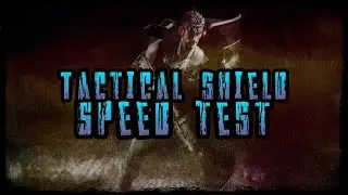 Tacticool - Tactical Shield Movement Speed Test
