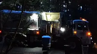 Lemay garbage truck yard waste 