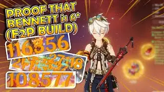 BENNETT DPS Build vs NEW Spiral Abyss Floor 12 | Genshin Impact 1.6 Gameplay