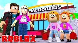 Happy Roblox Family | Eating At McDonalds | Episode 11