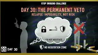 Stop Smoking Challenge Day 30: The Permanent Veto. Your Final Commitment