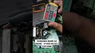 Yaskawa make ac drive v1000/ load TRILE| over current issue how to find|#shorts #repairing #acdrive