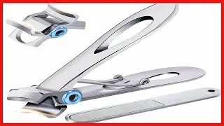 Nail Clippers For Thick Nails - Pretty Diva Wide Jaw Opening Oversized Nail Clippers, Stainless