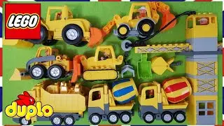 🔧 LEGO DUPLO construction site vehicle and tower crane 🏗