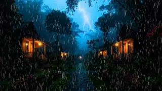 Ultimate Calm Rain Sounds for Sleeping during Foggy Rural Rainfall, Cozy Sleep Support 😴