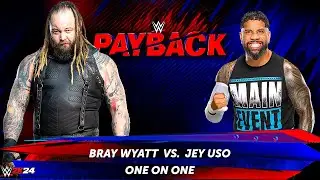 THE FIEND RETURNS! Bray Wyatt vs. Main Event Jey Uso | WWE 2K24 Dream Match