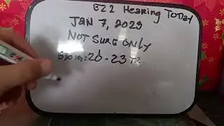 ez2 hearing today Jan 7 2023