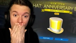 BUYING THE *NEW* GOLD HAT IN THE ROCKET LEAGUE ITEM SHOP!