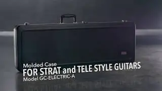 Gator Cases GC-ELECTRIC-A Molded Case for Strat And Tele Style Guitars