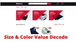color and size decode| laravel tutorial for beginners step by step