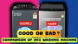 Godrej vs Haier🔥Comparison of 8Kg Top Load Washing Machine Fully-Automatic🔥
