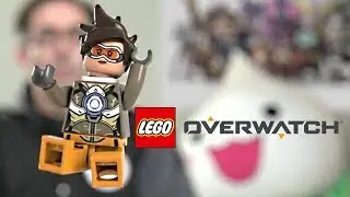 LEGO Overwatch 2019 Tracer minifigure and Winston teaser!
