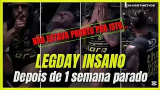 TREINO DE PERNA INSANO 🔥 VOLTEI depois de DOENTE E FUI AO LIMITE (REALIDADE SEM FILTROS)