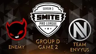 SMITE Pro League Fall Split Group D Day 3 - Enemy vs. Team EnVyUs (Game 2)