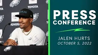 Jalen Hurts: “I Value Hard Work and Consistency” | Philadelphia Eagles Press Conference