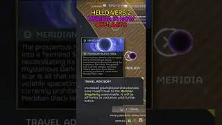 Meridia Has No Warp Links Left - Helldivers 2