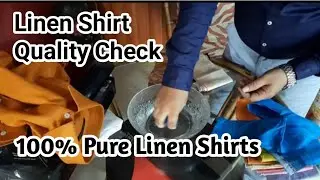 100 % Pure Linen Shirts | Linen Shirt Wholesale Market in Mumbai | Quality Branded Linen