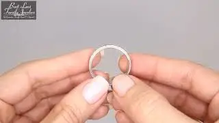 Mens 6.50 mm 14k White Gold Wedding Ring Band