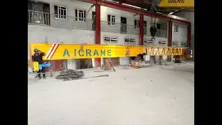 HD 10 Ton Overhead Crane Installation on Customer Site - Part One