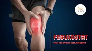 #Фебуксостат | Применение, дозировка, побочные эффекты и механизм действия | Uloric