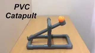 How to Make a Catapult from PVC pipe (da Vinci's Trebuchet)