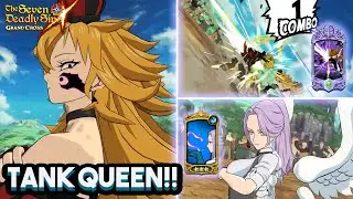 THE TANK QUEEN! MARGARET LUDOCIEL AND BLUE DERIERI ARE GREAT ATTACK AND DEFENSE! | 7DS: Grand Cross