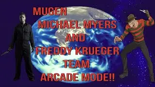 MUGEN Michael Myers (MK Cartoon Style) And Freddy Krueger (CvS) Longplay!!