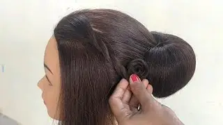 Easy Wedding Hairstyle For Medium Hair || Awesome Hairstyle For Wedding and Party