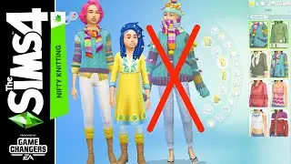 **ALL NEW** Nifty Knitting CAS Catalog | The Sims 4 Create a Sim