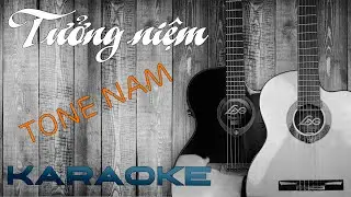 TƯỞNG NIỆM KARAOKE -  TONE NAM BEAT GUITAR (F#m)