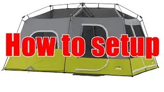 ▶️ CORE 9 Person Instant Cabin Tent(14' x 9') | How to setup