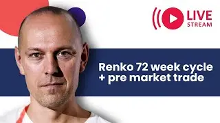 TraderTom Live Trading EU Session: Renko 72 week cycle and pre-market trade.