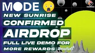 Mode Network Mainnet Sunrise - Confirmed Airdrop 🎁 Full Guide - Telugu