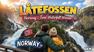 You Won&rsquo;t Believe This Twin Waterfall in Norway &ndash; Latefossen!