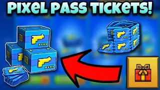 How To Get Pixel Pass Tickets For FREE In 2022! | Pixel Gun 3D