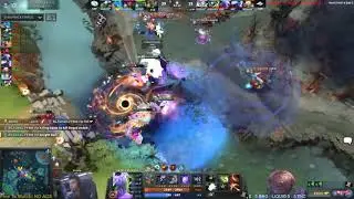 Secret vs EG Ti9 Beautiful blackhole by Zai