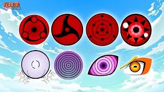 🔥👁️ The STRONGEST Eyes in NARUTO SHIPPUDEN RANKED! | Power Levels: Rinne-Sharingan to Rinnegan