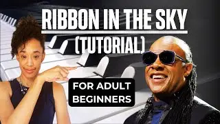 EASY Tutorial: Stevie Wonder's “Ribbon In The Sky” For Songwriters/Producers Needing Beginner Piano
